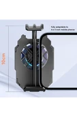 Airstorr Telefonlar için kablolu/kablosuz magesafeli göstergeli şarjlı şarjsız pubg oyun telefon soğutucular - 4