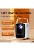 MEGAMUS 5G Mi Smart Mini Projektör 1080P LED Mini WiFi Video Sinema Taşınabilir Projektörleri - 3