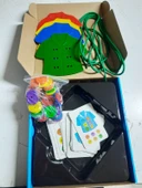 Düğme İlikleme Oyunu 3+ Yaş Aktivite Oyunu Eğlence Kutusu Eğitici Oyuncak - 2
