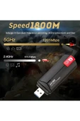 Airstorr USB3.0 WiFi 6 AX1800Mbps Çift Bant 5Ghz/2.4Ghz Kablosuz Adaptörü MU-MIMO Windows 11/10/7 - 4