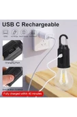 MEGAMUS Çadırlar Için Şarj Edilebilir Kamp Işığı, Retro LED Kamp Çadırı Feneri 3 Aydınlatma Modlu - 2
