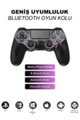 Airstorr  PS3/PS4/PC Uyumlu Joystick RGB Desenli Işıklı Çift Motor Bluetooth Oyun Konsol Uyumlu - 2