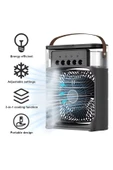 Airstorr Işıklı Klima 600ml 5 Spreyli Vantilatör Buzlu Buharlı Mini Klima Mini Fan Buzlu - 2