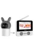 Airstorr Bebek Kamerası Kumandalı Monitörlü Karşılıklı Konuşma Özellikli , Hatırlatıcılı IP Bebek Kamerası - 1