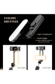 Airstorr Kablosuz Bluetooth Selfie W/Dolgu Işığı Lambası telefon tutucu ile Tripod Standı - 3