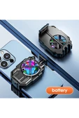 Airstorr Telefonlar için kablolu/kablosuz magesafeli göstergeli şarjlı şarjsız pubg oyun telefon soğutucular - 2