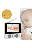 Airstorr Bebek Kamerası Kumandalı Monitörlü Karşılıklı Konuşma Özellikli , Hatırlatıcılı IP Bebek Kamerası - 3