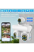 Airstorr Full HD 4G/WiFi Video gözetim kamera açık 6K 360' 3PTZ k 3ekran  3lensler WiFi güvenlik kamerası thumbnail 1