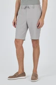 Gri Düz Esnek Gabardin Casual Şort 1016250150 thumbnail 2