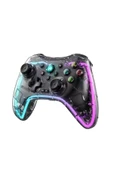 MEGAMUS Joystick PC PS3 PS4 Uyumlu 8 Renkli Oyun Kolu Gyro Eksenli Turbo Çift Titreşimli - 1