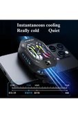 Airstorr Telefonlar için kablolu/kablosuz magesafeli göstergeli şarjlı şarjsız pubg oyun telefon soğutucular - 3
