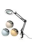 MEGAMUS 360 derece rotasyon 3 renk profesyonel Led Metal salıncak kolu kısılabilir masa lambası - 1