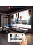Airstorr 4K HD 1080P taşınabilir akıllı WiFi DLP tripodlu ev sineması Android sistemli projektör - 3