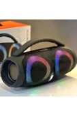 MEGAMUS BOOMBOX3 RGB göz kamaştırıcı renkli IPX5 su geçirmez kablosuz Bluetooth bas hoparlör FM - 1
