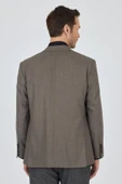 Koyu Vizon Mono Yaka Bez Ayağı Tam Astar Esnek 4 Drop Comfort Fit Classic Ceket 1002250155 - 5