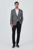 Füme Mono Yaka Bez Ayağı Tam Astar Esnek 4 Drop Comfort Fit Classic Ceket 1002250156 - 2
