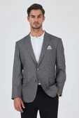 Füme Mono Yaka Bez Ayağı Tam Astar Esnek 4 Drop Comfort Fit Classic Ceket 1002250156 - 3