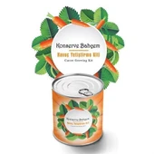 BUFFER® Konserve Bahçem Evde Konservede Havuç Yetiştirme Büyütme Kiti - 1