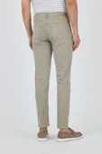 Koyu Bej Pamuklu 5 Cep Casual Slim Fit 5 Cep Pantolon 1003250318 - 5