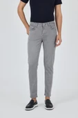 Gri Pamuklu 5 Cep Casual Slim Fit 5 Cep Pantolon 1003250318 thumbnail 2
