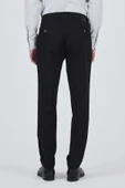 Siyah Gabardin Yan Cep Düz Paça Comfort Fit Pamuklu Casual Chino Pantolon 1003250121 thumbnail 5