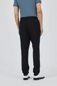 Siyah Esnek Yandan Cepli Casual Standart Fit Jogger Pantolon 1003250119 thumbnail 5
