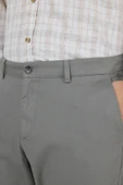 Füme Gabardin Yan Cep Düz Paça Comfort Fit Pamuklu Casual Chino Pantolon 1003250121 thumbnail 4
