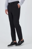Siyah Esnek Yandan Cepli Casual Slim Fit Jogger Pantolon 1003250162 thumbnail 2