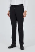 Siyah Esnek Yandan Cepli Casual Slim Fit Pantolon 1003250158 thumbnail 2