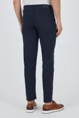 Koyu Lacivert Pamuklu 5 Cep Casual Slim Fit 5 Cep Pantolon 1003250318 - 4