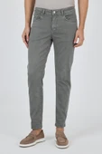 Su Yeşili Pamuklu 5 Cep Casual Slim Fit 5 Cep Pantolon 1003250318 thumbnail 2