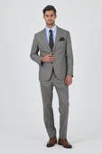 Bej Mono Yaka Esnek 6 Drop Comfort Fit Classic Takım Elbise 1001250152 - 2