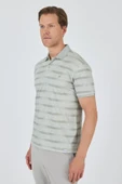 Kısa Kol Baskılı Pike Polo Yaka Cepsiz Slim Fit Tişört 1011250170 thumbnail 3
