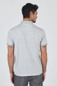 Kısa Kol Baskılı Pike Polo Yaka Cepsiz Slim Fit Tişört 1011250167 thumbnail 5