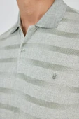 Kısa Kol Baskılı Pike Polo Yaka Cepsiz Slim Fit Tişört 1011250170 thumbnail 4