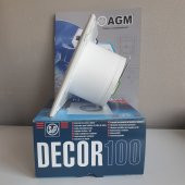 Banyo Wc Tuvalet Fanı Soler Palau Decor 100 S Havalandırma Fanı 95 m3 /h Çap Değeri 100mm Pilot Lamba Sessiz Kolay Montaj AGMair Agm Havalandırma - 3