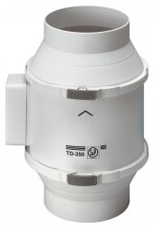 Soler Palau Td 350/125 Yuvarlak Kanal Tipi Karma Akışlı Fan Çap Değeri 125Mm Enerji Tasarruflu Güçlü Kolay Kurulum1900 Devir - 1
