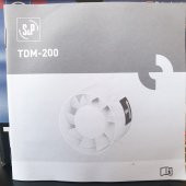 Soler & Palau TDM 200 Aksiyel Fan 200 m³/h  Ø125mm Aşırı Isınmaya Karşı Korumalı Duvar İçine Monte Edilebilir Güçlü Sessiz Fan - 6
