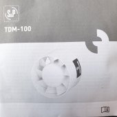 Soler & Palau TDM 100 Aksiyel Havalandırma Fanı Çap Değeri 100 110 m3/h Güçlü Boru Tipi Ortam havalandırma AGMair - 5