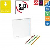 Silent Design Banyo WC Fanı 100lük sessiz Soler&Palau Silent 100 CZ Design Havalandırma Fanı Çok Renkli Değişen Renkli Sp Soler Palau - 1
