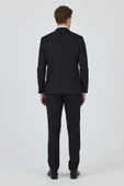 Düz Filafil Mono Yaka Tam Astar Yelekli 6 Drop Slim Fit Takım Elbise 1001250171 thumbnail 5