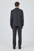 Düz Filafil Mono Yaka Tam Astar 6 Drop Comfort Fit Takım Elbise 1001250170 - 5
