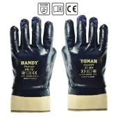 Handy HN-72 Nitril Kaplı Petrolcü İş Eldiveni İnşaat Sanayi Eldiven XL (1 ÇİFT) - 1