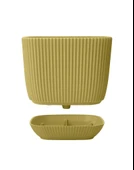 Omnipazar KRS-382 Dekoratif Plastik Mercan Kare Saksı 0.67 Litre No 2 thumbnail 4