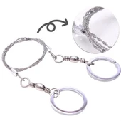 BUFFER® Karavanda ,Kampda  Taşınabilir Mini  Zincir  Cep Testeresi Dişli Tel Ahşap Plastik Metal Kes - 3