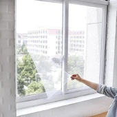 BUFFER® Tüm Cam Pencere Kapılara Uyumlu Çift Kanat Pencere Sinekliği - 2