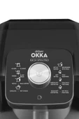 OK0020-K Okka Rich Spin Pro Çelik Cezveli Közde Sütlü Türk Kahve Makinesi - Krom 5 Fincan - 6