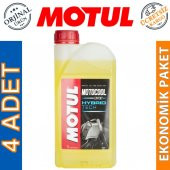 Motul Motocool Expert -37 °C 1 Lt - Motosiklet Sarı Antifriz (4 Adet) - 1