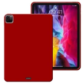 Apple iPad Pro 12,9 inç 4. Nesil Uyumlu A2069 , A2232 , A2233 Rubber Yıkanabilir Silikon Kılıf thumbnail 5