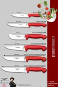 Lazbisa Silver Serisi Mutfak Bıçak Seti Et Ekmek Sebze Bıçağı 6 Lı Set Günlük Kullanım ( Mtf-202) - 2